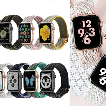 アップルウォッチ バンド レディース applewatchベルト 【 全機種対応 】 applewatch 8 7 6 5 4 3 2 1 SE 38mm 40mm 41mm 42mm 44mm 45mm おしゃれ かわいい スポーツ ループ ナイロンバンド 着せ替バンド 「 色違い 11カラー 」 通気性 伸縮性