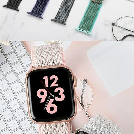 アップルウォッチ バンド レディース applewatchベルト 【 全機種対応 】 applewatch 8 7 6 5 4 3 2 1 SE 38mm 40mm 41mm 42mm 44mm 45mm おしゃれ かわいい スポーツ ループ ナイロンバンド 着せ替バンド 「 色違い 11カラー 」 通気性 伸縮性