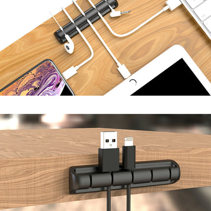 ケーブルホルダー ケーブル整理 ケーブル クリップ ケーブル収納 ケーブル 収納 3+5+7ポート+収束バンド3本セット 固定 シリコン グッズ 机上 アイテム 整頓 壁 Ewise