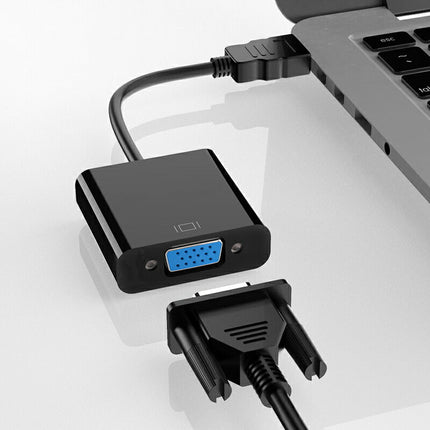 hdmi to VGA 変換 [ HDMI ⇒VGA 変換アダプター ] HDMI VGA 変換 アダプタ 高解像度 1080p  補助電源ケーブル オーディオ出力 音声対応 アダプターケーブル 変換ケーブル [windows 7 8 10 対応]  Mac 対応！ Ewise