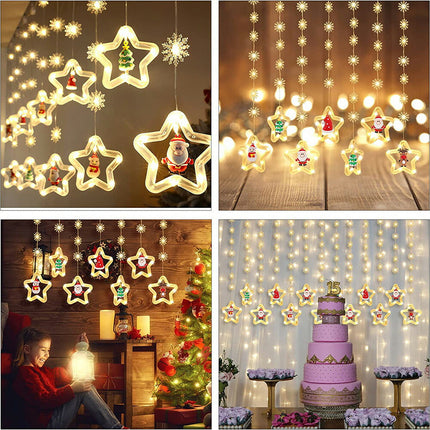 クリスマスイルミネーションライト キラキラ 全長5.7m 110電球 USB充電式 christmas クリスマスツリーライト リモコン付 8種類の照明モード タイマー機能付きクリスマス飾りLEDライト 省エネ クリスマス用ライト クリスマス電飾 季節用品 屋内 部屋 デコレーション