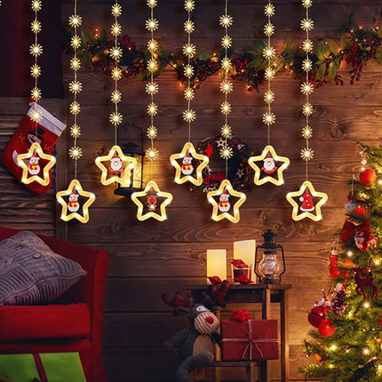 クリスマスイルミネーションライト キラキラ 全長5.7m 110電球 USB充電式 christmas クリスマスツリーライト リモコン付 8種類の照明モード タイマー機能付きクリスマス飾りLEDライト 省エネ クリスマス用ライト クリスマス電飾 季節用品 屋内 部屋 デコレーション