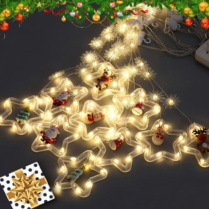 クリスマスイルミネーションライト キラキラ 全長5.7m 110電球 USB充電式 christmas クリスマスツリーライト リモコン付 8種類の照明モード タイマー機能付きクリスマス飾りLEDライト 省エネ クリスマス用ライト クリスマス電飾 季節用品 屋内 部屋 デコレーション