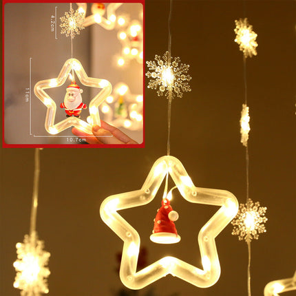 クリスマスイルミネーションライト キラキラ 全長5.7m 110電球 USB充電式 christmas クリスマスツリーライト リモコン付 8種類の照明モード タイマー機能付きクリスマス飾りLEDライト 省エネ クリスマス用ライト クリスマス電飾 季節用品 屋内 部屋 デコレーション