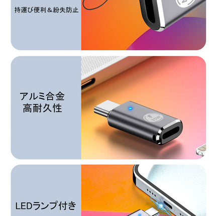 【2点セット】USB-C - Lightningアダプタ ライトニング to type c 変換アダプタ PDチップ搭載 高速データ転送 USB-C iPhone 変換コネクタ タイプCから変換コネクタ iOS USB Cアダプタ iPhone 15 iPad対応