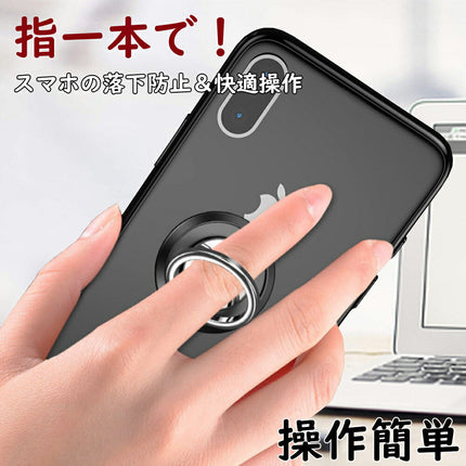 スマホリング [ 10色 ] スタンド使用可 iPhone mini Pro Max SE iPad Galaxy HUAWEI XPERIA AQUOS OPPO Xiaomi Pixel らくらくスマホ タブレット おしゃれ 韓国 ホールド カーホルダー 車 マグネットに張り付け 落下防止 保護 スマホケース iPhoneケース