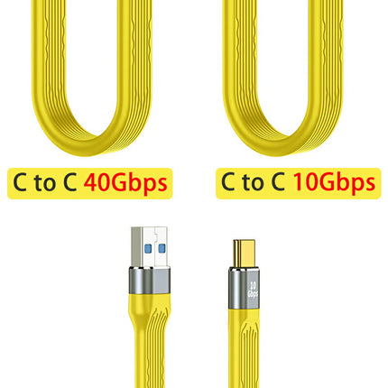 Type c PD 100w 60w 36w 短い充電ケーブル 40Gbps 10Gbps 映像出力 13cm  USB-A to C モバイルバッテリー 用  3タイプ選べる 急速充電対応 充電ケーブル 旅行や出張、外出時など、手軽に充電ができる