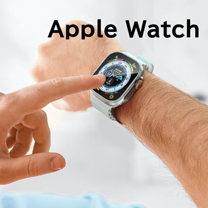 「お得な2枚セット」 ガイド枠付き アップルウォッチ Ultra ガラスフィルム カバー Apple Watch Ultra フィルム 9H硬度 Apple Watch Ultra 全面保護フィルム ガラスフィルム 指紋防止 ガラス Apple watch 49mm 保護フィルム