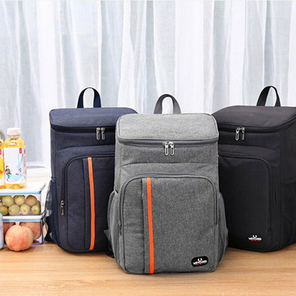 保温保冷リュック 保冷 バッグ クーラーバッグ 　リュックバック23L 弁当リュック お弁当箱  ボックスバッグ クーラーバッグ アイスクーラー 二段式 乾湿分離 防水 耐久 大容量 軽量 カジュアル 買い物 お花見 BBQ 運動会 アウトドア