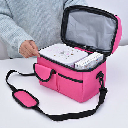 8L 保温バッグ 保冷 軽量 断熱 お弁当箱ボックスバッグ クーラーバッグ アイスクーラー 折りたたみ 2WAY  トート フード ランチ 保冷バッグ ソフトクーラー コンパクト エコバッグ 折り畳み メッシ ュポケット付き   ショルダーベルト トラベルバック