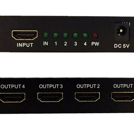 1 TO 4 4K★1入力4出力HDMI分配器 2K/4K対応 スプリッター  HDMI 4-Port Splitter フルHD HDMI 4分配器 1X4 HDMI Splitter 3D 1080P
