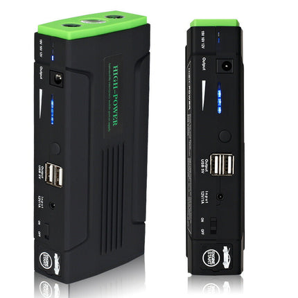 PSE認証 13600mAh 黒 ジャンプスターター カーバッテリー 上がり緊急対応 バッテリーレスキュー 多機能 バッテリー パソコン/スマホ/iPhone/iPadの緊急充電 LEDライトとSOS緊急発信機能付き(3段階調節)