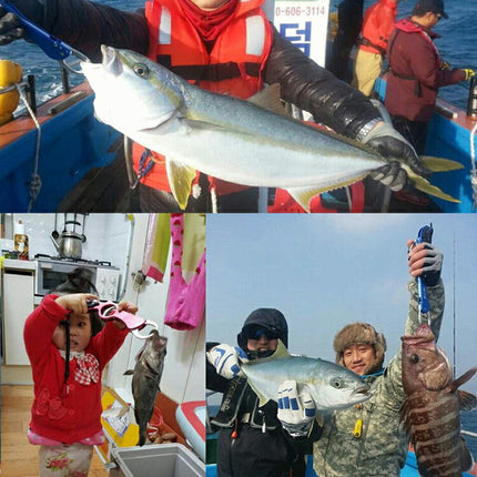 フィッシュグリップ アルミ製 軽量フィッシュキャッチャー バス釣り 魚掴み 魚ばさみ 釣り ボガグリップ 大型魚用 ルアー用