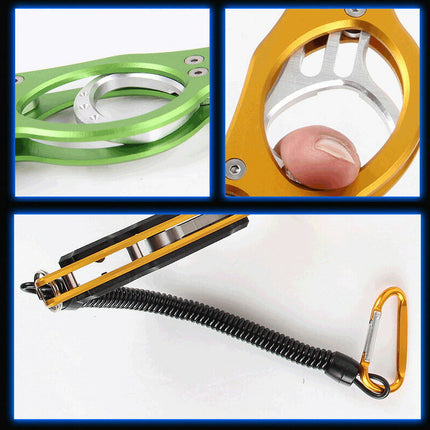 フィッシュグリップ アルミ製 軽量フィッシュキャッチャー バス釣り 魚掴み 魚ばさみ 釣り ボガグリップ 大型魚用 ルアー用