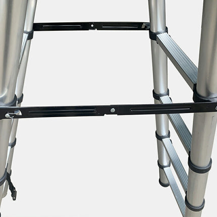 ＤY 1.9m脚立 3.8mはしご 1.90m脚立 3.80mはしご 190cm脚立 380cmはしご 揺れ止め付き 伸縮 梯子 ハシゴ 折りたたみ 脚立 ハシゴ アルミ スーパーラダー 安全の1年保証付き 多関節 万能 軽量 大掃除 雪おろし 洗車 足場 スーパーラダ 伸縮自在 二役 踏み台 説明書付