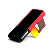 iPhone4 iPhone4S MONDRIAN フラップスタンド内蔵プラスティックケース（カラーバリエ有) ケース カバー/アイフォン/スマホケース/モンドリアン