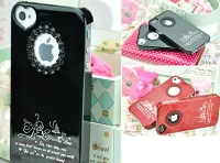 iphone4s　iphone4　超薄　ハート　フラワーアイフォンケース　人気カバー　カスタムジャケット