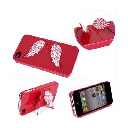 在庫処分★iphone4s　iphone4カバー/天使の羽スタンドケース/エンジェルフェザー超薄タイプ iPhone 4S/4専用ケース　カバー