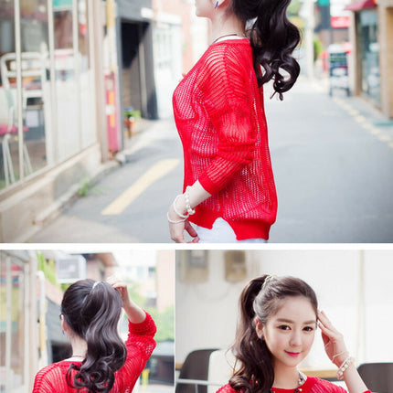 ポニーテール/ ロング/ポイント/ウイッグ /ウィッグ/ボリュームポニーテール