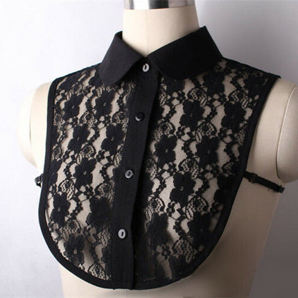 セール★付け襟　シャツ　つけ襟　レース　シャツ襟/丸襟/重ね着/シャツ/レディース/レース/パーティー/二次会/オフィス