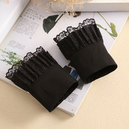 再入荷★ 付け袖 つけ袖 レース つけそで レディース白 黒  レース 付袖 アクセサリー付け袖