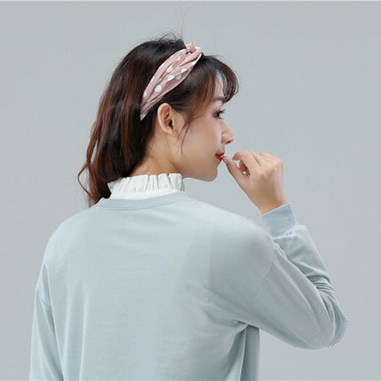 新作★付け襟　タートルレース　シャツ襟　白　重ね着シャツ　ホワイト　レディース　パーティー/二次会/オフィス