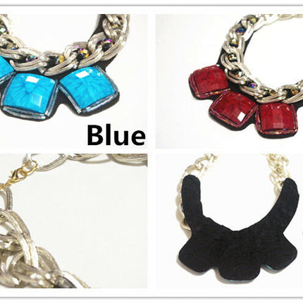 在庫処分★付け襟/ビーズ/ボリューム/ネックレス/インパクト/チョーカー/パーティー/アクセサリー