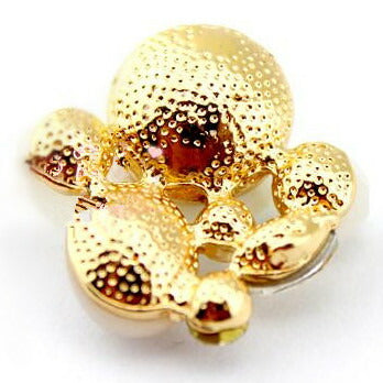 セール★デコパーツ メタルデコパーツ パール フラワー 花 ハンドメイドパーツ アクセサリー デコパーツ 1個　