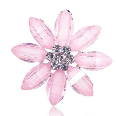 在庫処分★・デコパーツ フラワーパーツ 花 ハンドメイドパーツ アクセサリー メタルデコパーツ ゴールド金属カメリアパーツ1個