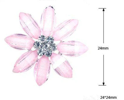 在庫処分★・デコパーツ フラワーパーツ 花 ハンドメイドパーツ アクセサリー メタルデコパーツ ゴールド金属カメリアパーツ1個