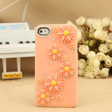 デコパーツ 4点セット ハンドメイドパーツ アクセサリー デコパーツ デコ電パーツ フラワー 樹脂 花　