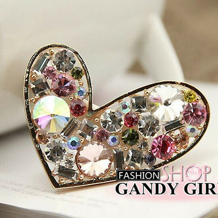 セール★デコパーツ　ハート　ハンドメイドパーツ・アクセサリー・デコパーツ デコ電パーツ　ハート　金属カメリアパーツ・1個