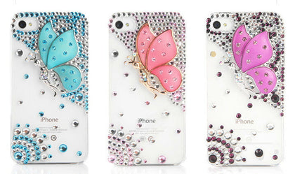 デコパーツ　バタフライ・ハンドメイドパーツ・アクセサリー・デコパーツ デコ電パーツ・金属カメリアパーツ・1個