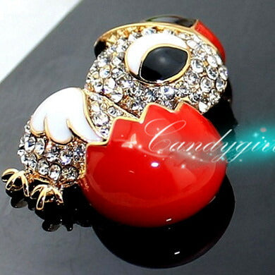 在庫処分★きらきら　ひよこ・ハンドメイドパーツ・アクセサリー・デコパーツ ・アクセサリー材料・金属カメリアパーツ