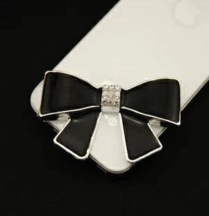 メタルデコパーツ ・キラキラ　リボン・ハンドメイドパーツ・アクセサリー・デコパーツ 全3色・金属カメリアパーツ・1個