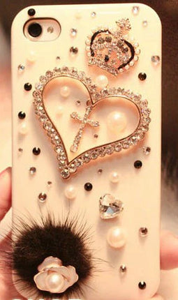 パール　王冠(小）ハンドメイドパーツ・アクセサリー・デコパーツ　デコ電パーツ　スワロフスキー　ゴールド金属カメリアパーツ・1個