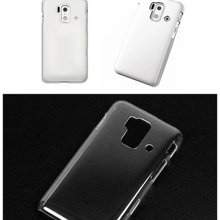 docomo  スマートフォン for ジュニア SH-05E　無地ケース　ハードケース クリア 透明タイプ