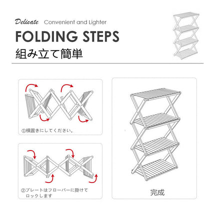 竹製 折りたたみラック 幅50cm  3段 棚 収納棚 ナチュラル キャンプ アウトドア ラック 軽量 コンパクト  組み立て不要  植物棚 フラワースタンド 園芸ラック ガーデンラック  キッチンラック ランドリー ベランダラック 収納 インテリア おしゃれ