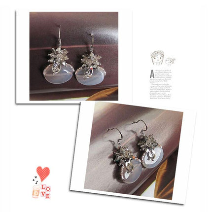 天然石　ビ-ズ シルバー925　ピアス　人気揺れる イヤリング　レディースアクセサリー