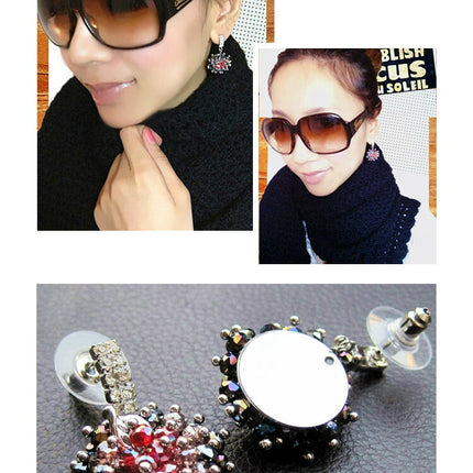 天然水晶　キラキラストーン シルバー925　ピアス　人気　揺れるピアス イヤリング　レディースアクセサリー