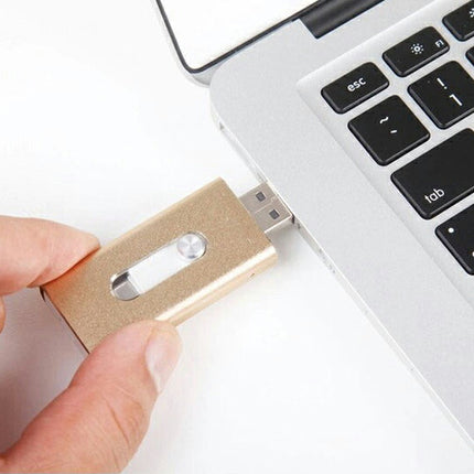 iPhone/iPad Lightning USBメモリー 3in1 16GB USB Mac micro USB データ、音楽再生、写真移動、コピー、ライトニング - Lightning USBフラッシュメモリー iphone usb フラッシュメモリ