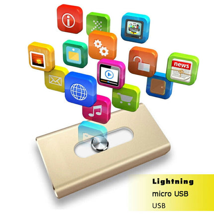 Android iPhone/iPad Lightning対応 Transcend iPhone・iPad USBメモリ 3in1 32GB iPhone8/PlusiPhone7/7Plus対応 USB3.1対応 USB Mac micro 音楽再生 写真移動 コピー ライトニング Lightning USBフラッシュメモリー iphone usb フラッシュメモリ