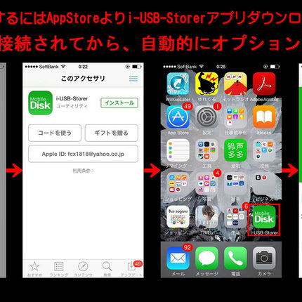 iPhone/iPad Lightning USBメモリー 3in1 32GB USB Mac micro USB データ、音楽再生、写真移動、コピー、ライトニング - Lightning USBフラッシュメモリー iphone usb フラッシュメモリ