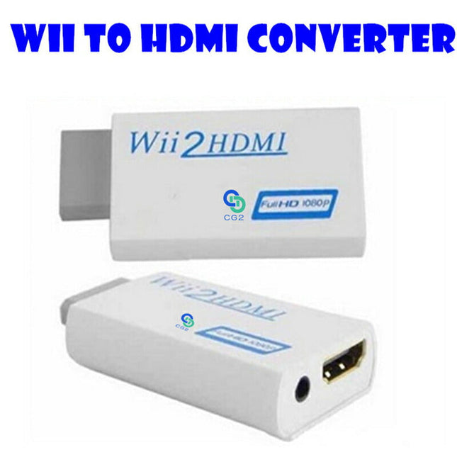 正規品★Wii to HDMI コンバーター HDMI変換アダプタ WiiをHDMI接続に変換！Wii TO HDMI CONVERTER BOX　アップコンバーター 480p